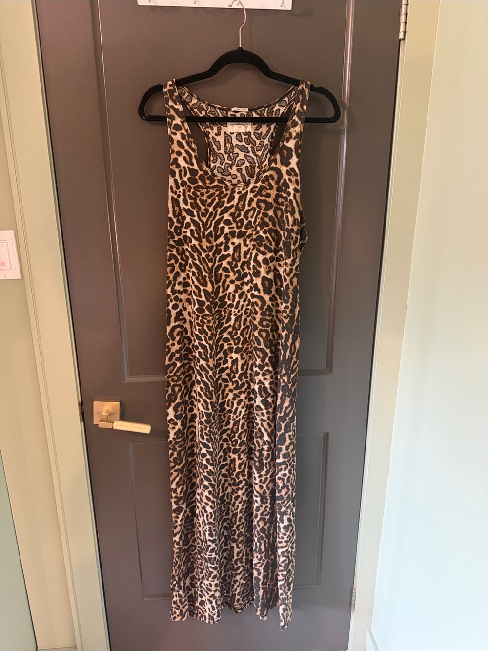Denim & Supply Ralph Lauren Sleeveless Leopard-Print Maxi Dress - Brown & Black